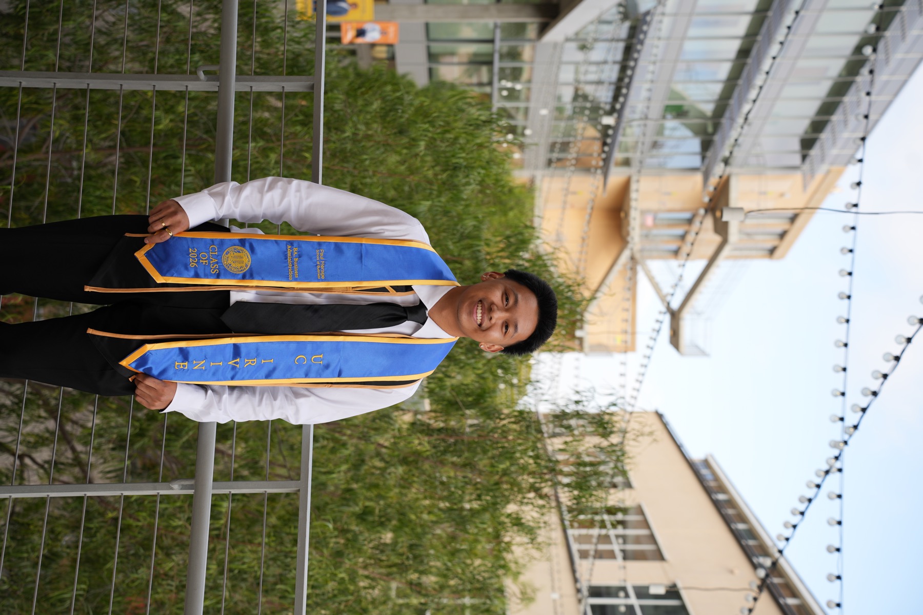 Brandon Cabana at his UC Irvine graduation